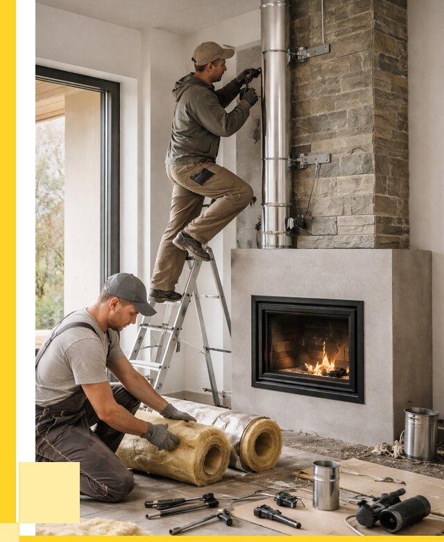 Монтаж дымоходов для каминов в Ангарске от 15411 р. ЭриданНгр