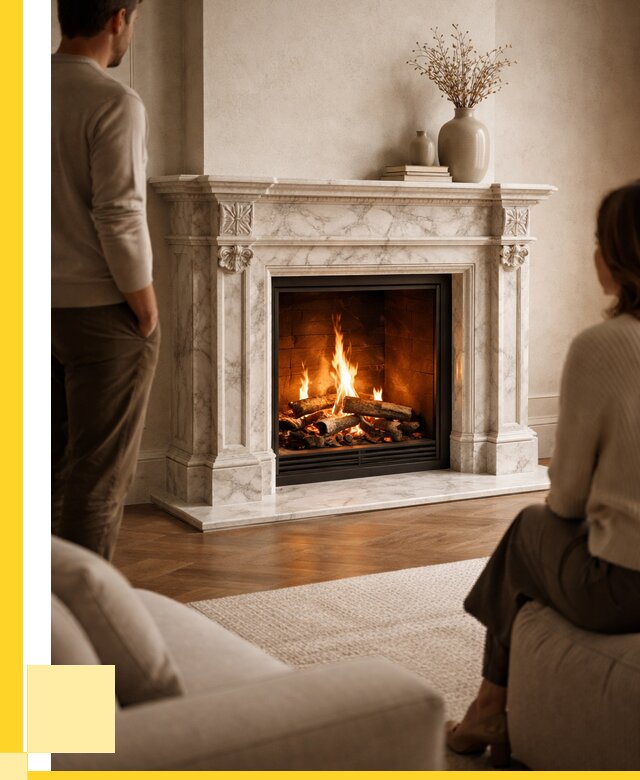 Мраморные камины под ключ в Ангарске от 256850 р. | ЭриданНгр