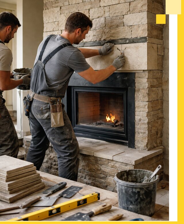 Проектирование и установка открытых каминов в Ангарске