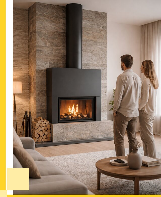 Закрытые камины под ключ в Ангарске от 123288 р., ЭриданНгр