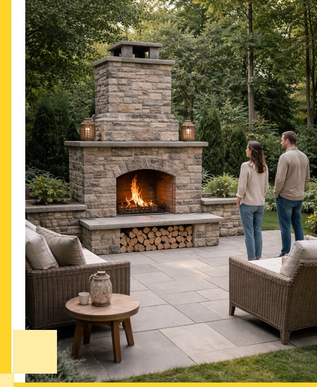 Уличные камины из кирпича в Ангарске от 154110 р. | ЭриданНгр