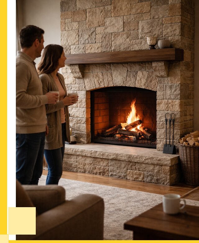 Каменные камины на заказ в Ангарске от 184932 р. | ЭриданНгр