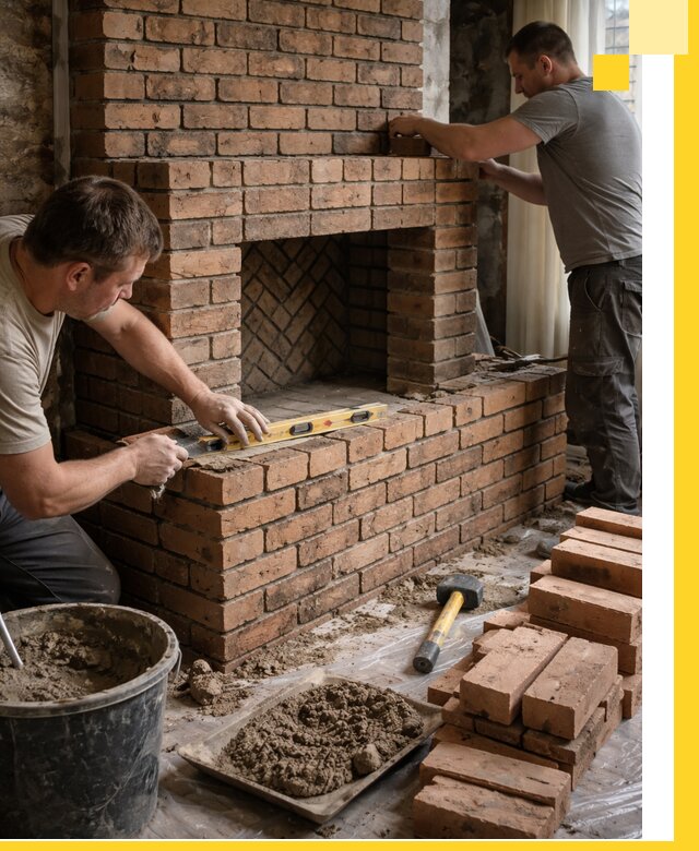 Изготовление и установка кирпичных каминов в Ангарске