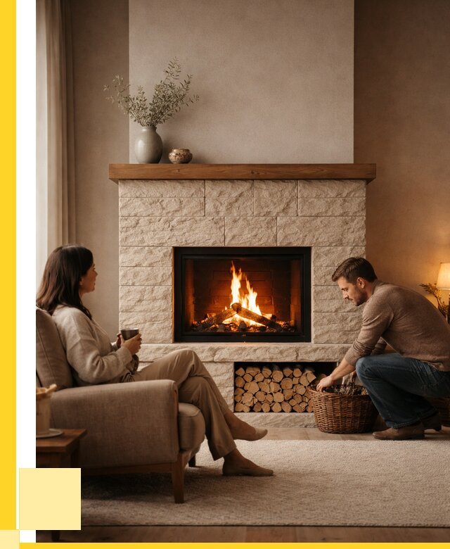 Камины для дома в Ангарске под ключ от 154110 р. | ЭриданНгр