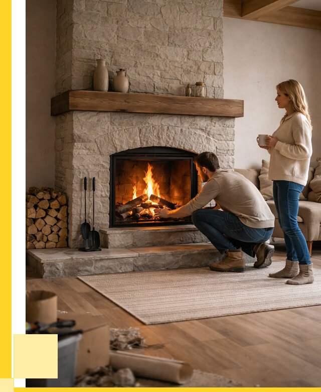 Камины для загородного дома в Ангарске от 359590 р., ЭриданНгр