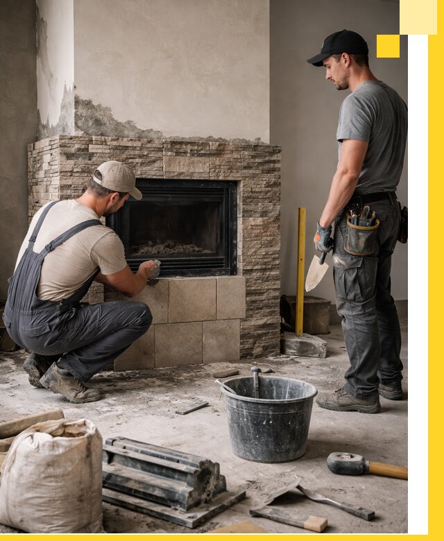 Камины под ключ в Ангарске: проект, изготовление и монтаж