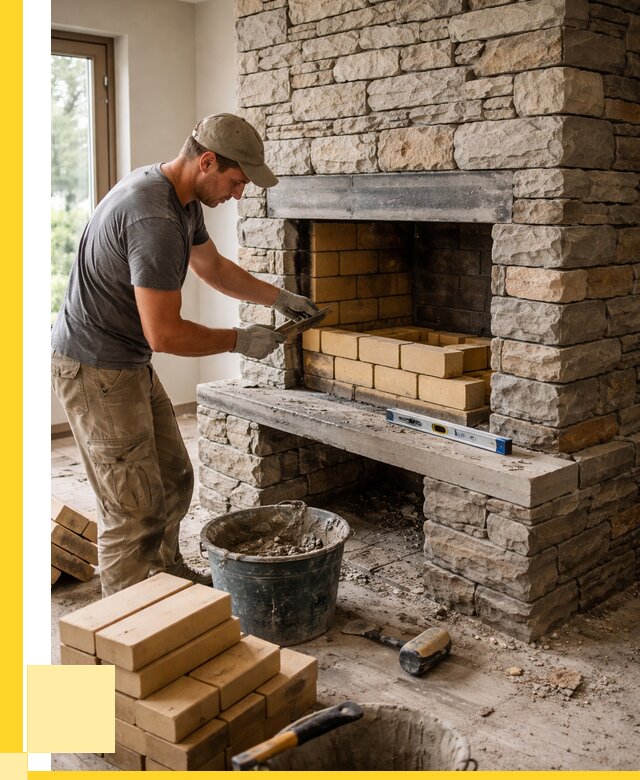 Кладка каминов и камина в Ангарске от 25685 р. ЭриданНгр