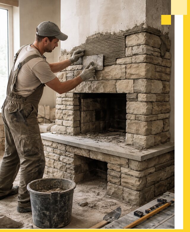 Строительство каминов под ключ в Ангарске от проектирования до монтажа