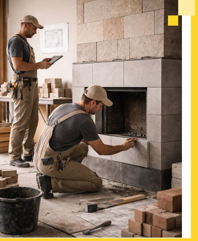 Индивидуальные проекты каминов и каминных систем в Ангарске