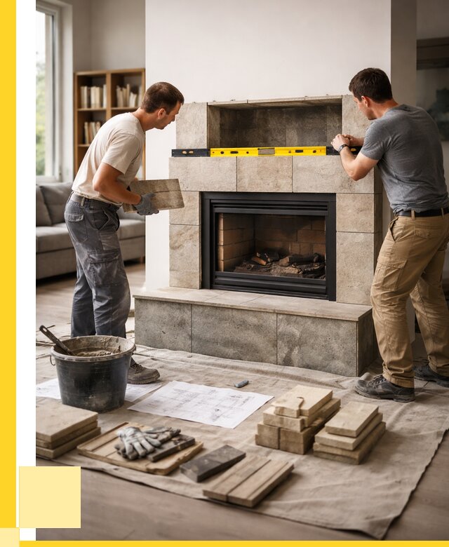 Монтаж каминов и установка в Ангарске от 46233 р. | ЭриданНгр