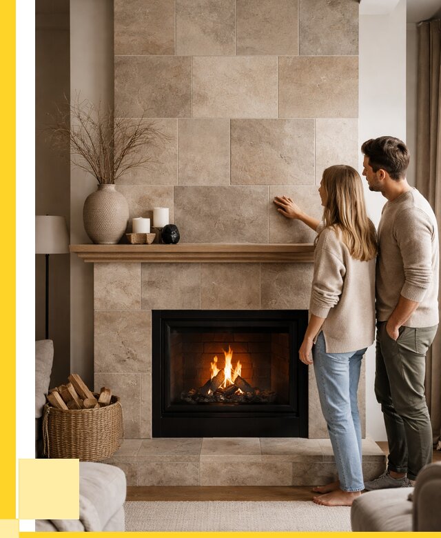 Облицовка каминов керамогранитом в Ангарске от 4623 р. | ЭриданНгр