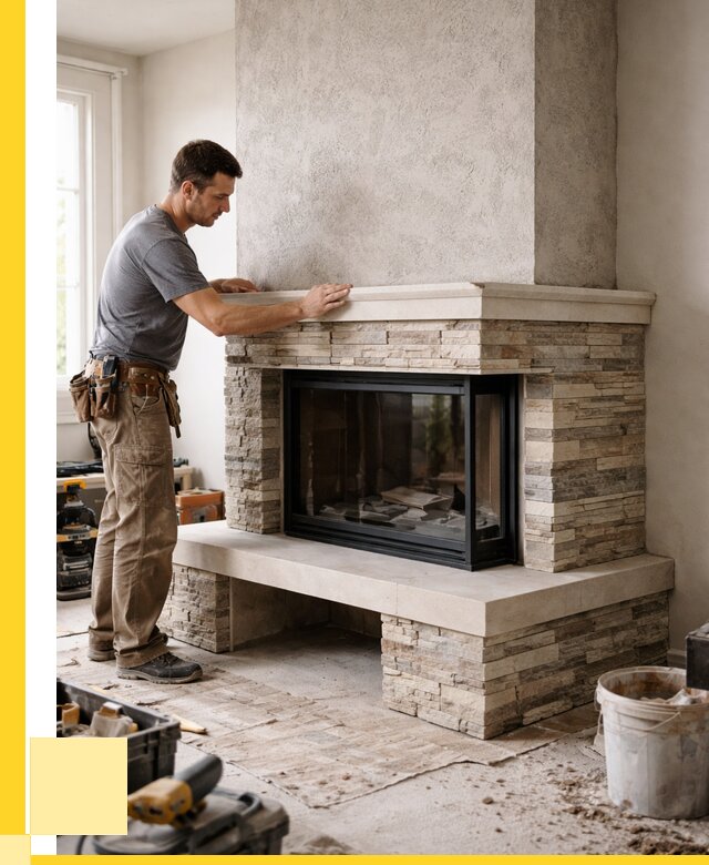 Изготовление каминов под ключ в Ангарске от 154110 р. | ЭриданНгр