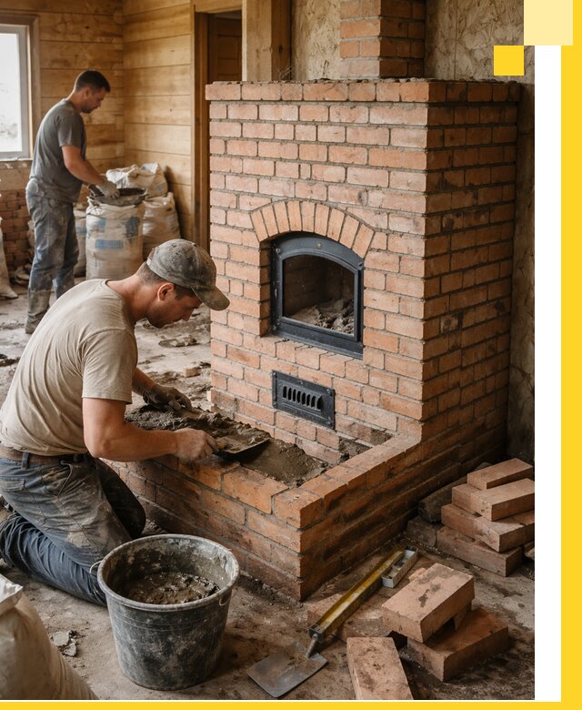 Профессиональное строительство печей в Ангарске под ключ