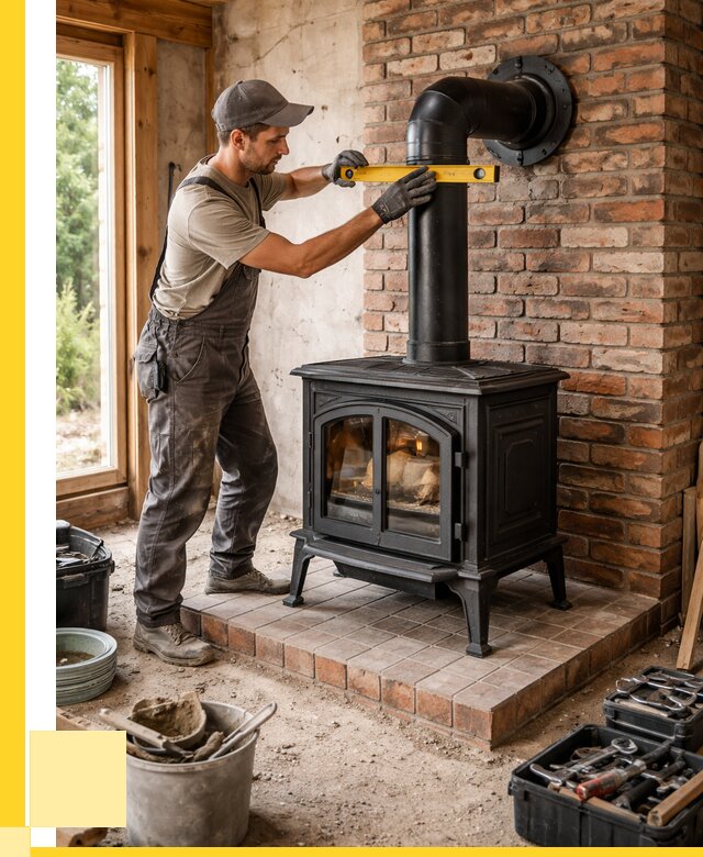 Монтаж печей установка банной печи в Ангарске от 15411 р. | ЭриданНгр