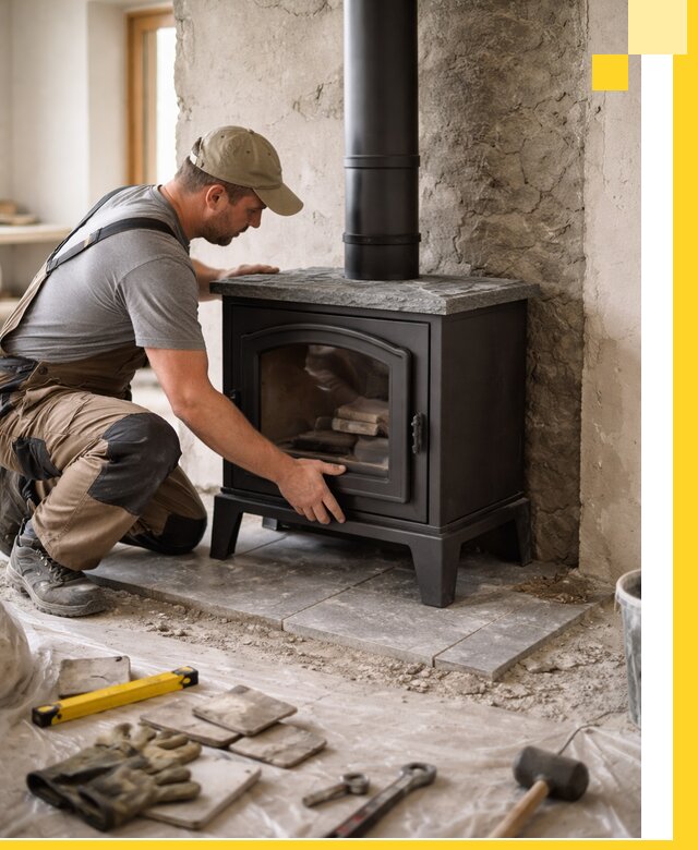 Профессиональный монтаж печей и каминов в Ангарске под ключ