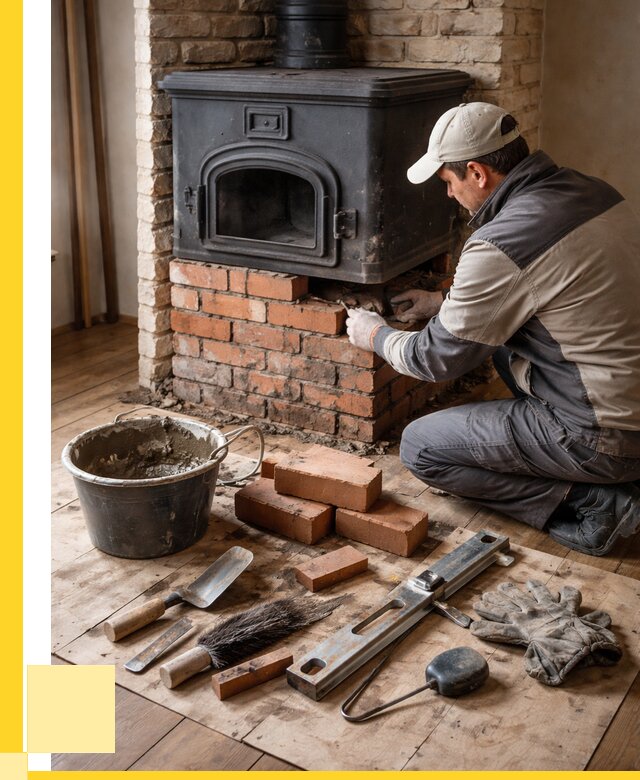 Ремонт печей в Ангарске от 12329 р., услуги печника ЭриданНгр