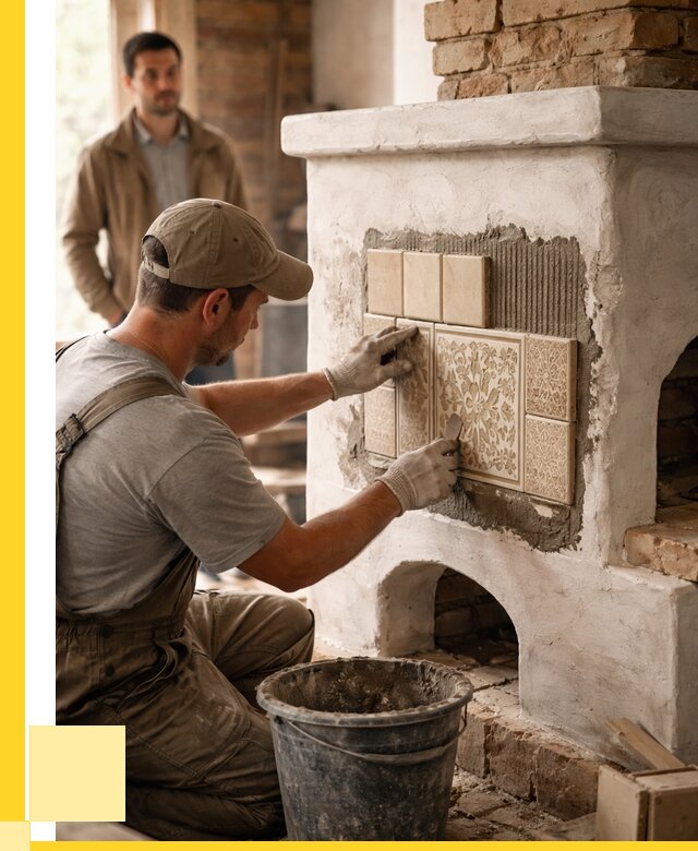 Отделка печей и банных печей в Ангарске от 35959 р. | ЭриданНгр