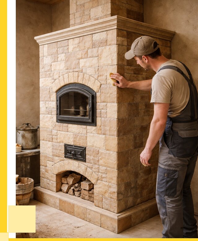 Облицовка печей в Ангарске от 4623 р. под ключ | ЭриданНгр