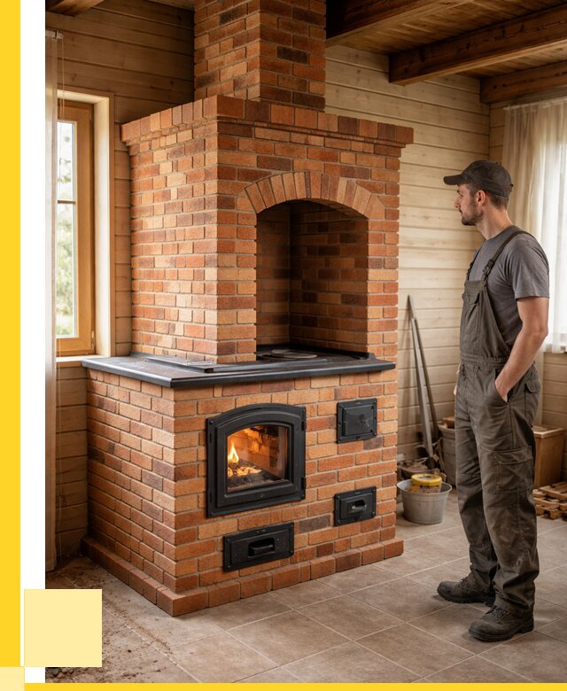 Кирпичные печи в Ангарске: купить от 154110 р. | ЭриданНгр