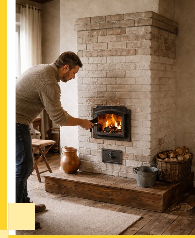 Печь голландка из кирпича в Ангарске от 87329 р. | ЭриданНгр