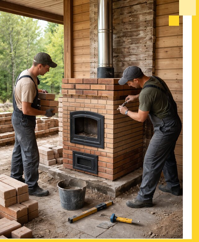 Производство и установка дачных печей под ключ в Ангарске