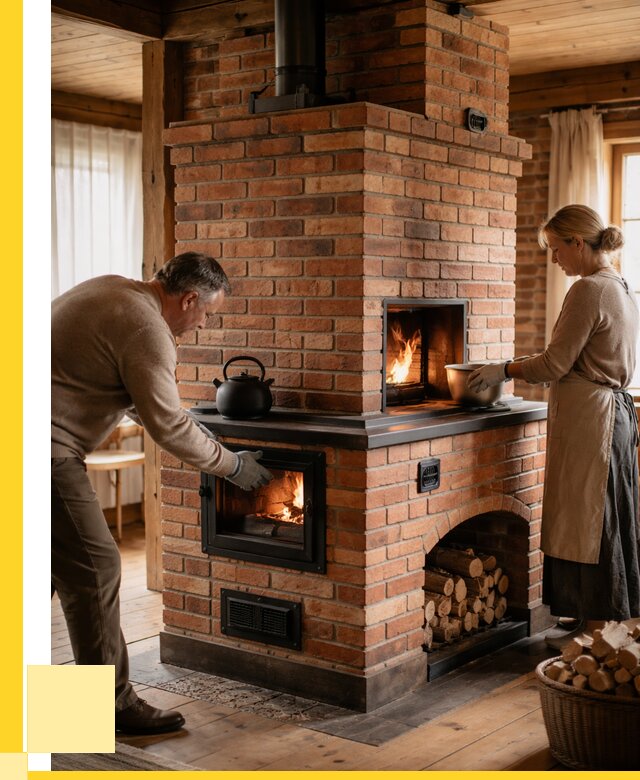 Печи для загородного дома под ключ в Ангарске от 82192 р. | ЭриданНгр