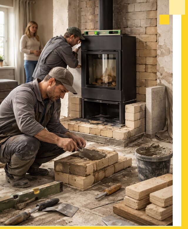 Печи и камины под ключ: проект, установка в Ангарске