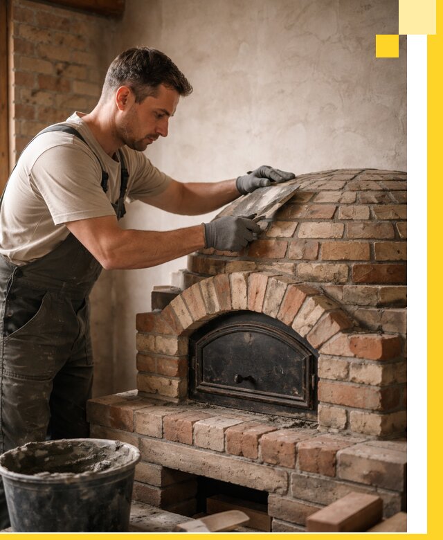 Изготовление и монтаж помпейских печей на заказ в Ангарске