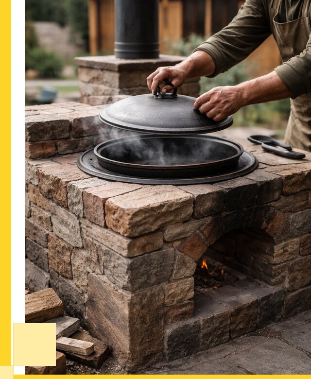 Печи для казана в Ангарске по цене от 18493 р. | ЭриданНгр