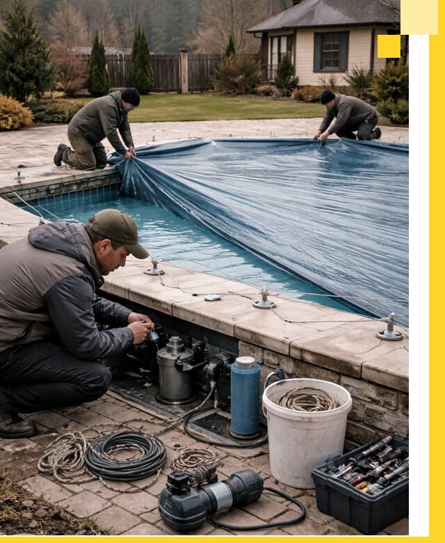 Консервация бассейнов в Ангарске: подготовка к длительному хранению