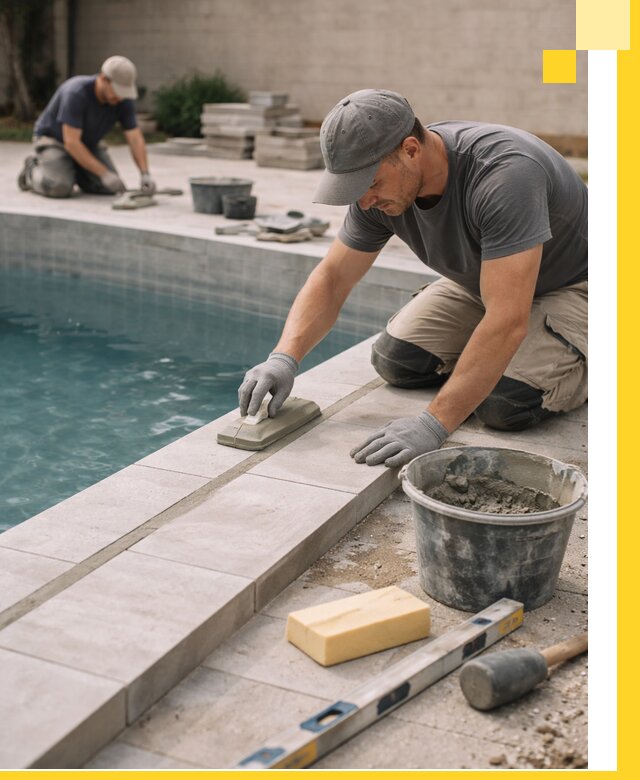 Отделка бассейнов в Ангарске: декоративная отделка и гидроизоляция