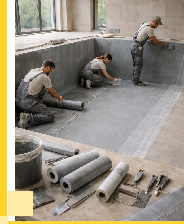 Гидроизоляция бассейнов в Ангарске от 2055 р., ЭриданНгр