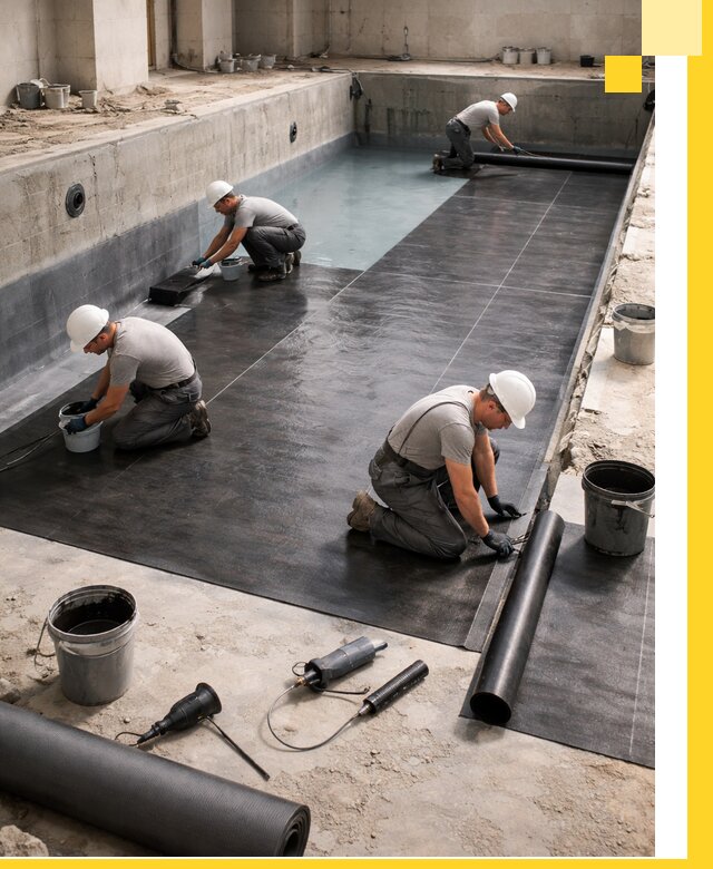 Профессиональная гидроизоляция бассейнов и чаш в Ангарске под ключ