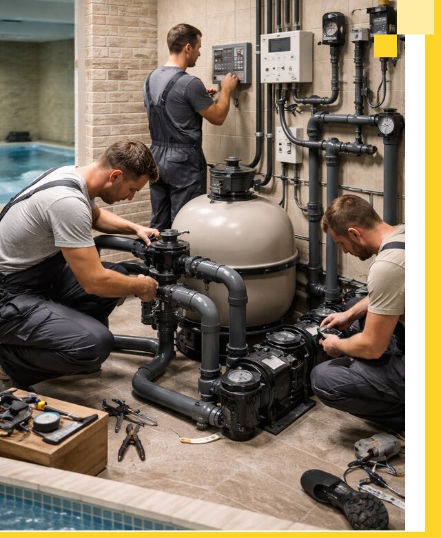 Комплексное оборудование для бассейнов под ключ в Ангарске