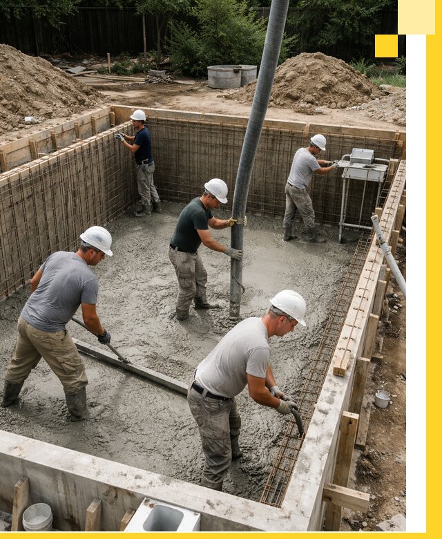 Строительство бетонных бассейнов под ключ в Ангарске