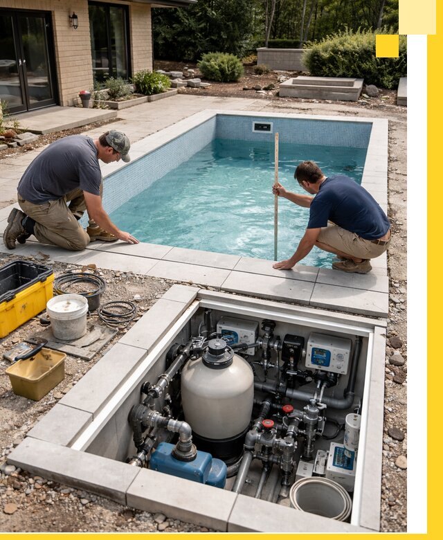 Строительство качественных домашних бассейнов под ключ в Ангарске