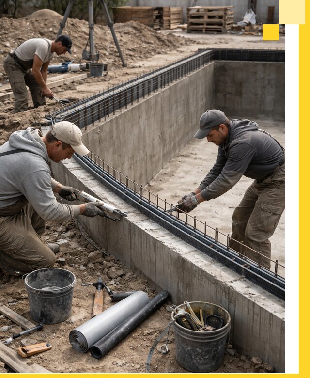 Качественный монтаж чаши бассейна в Ангарске под ключ с гарантией