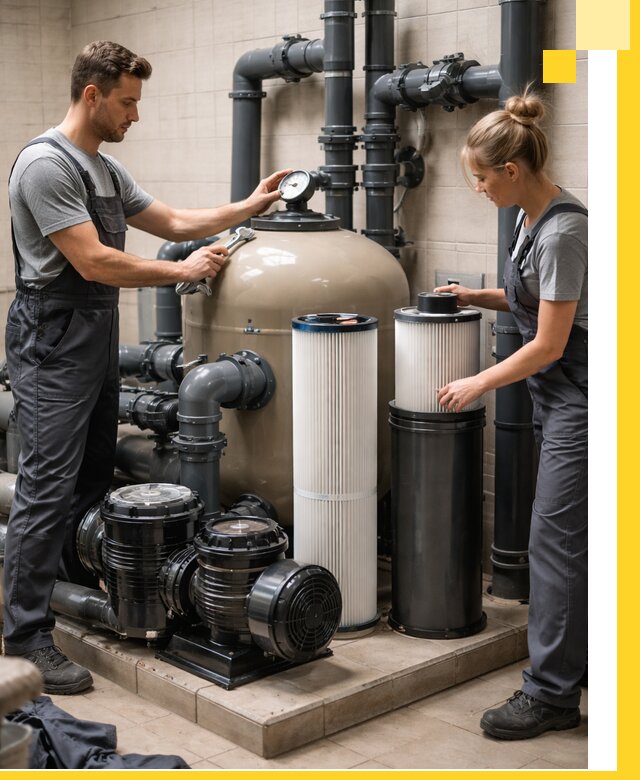 Фильтры и системы фильтрации для бассейнов в Ангарске