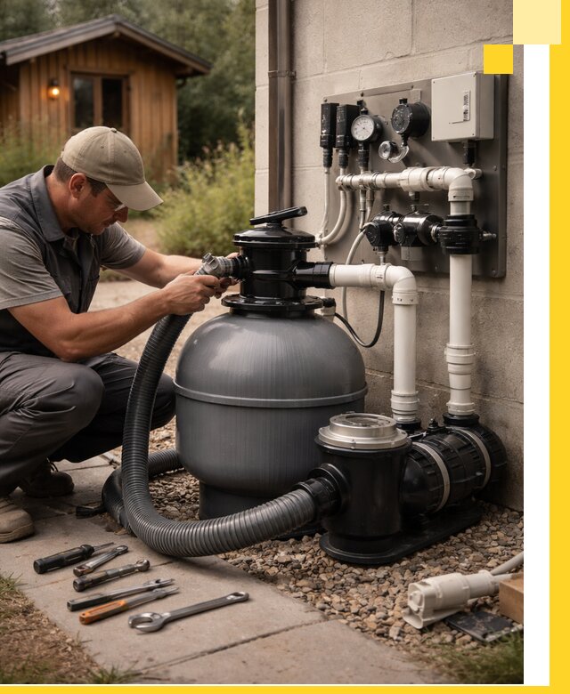 Продажа и монтаж фильтров и насосов для бассейнов в Ангарске