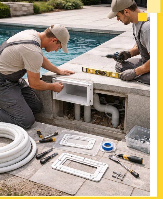 Поставка и установка скиммеров для бассейнов в Ангарске