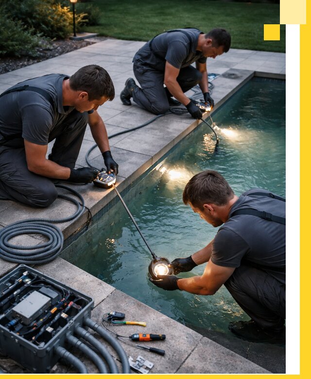 Профессиональное освещение бассейнов в Ангарске: дизайн и монтаж