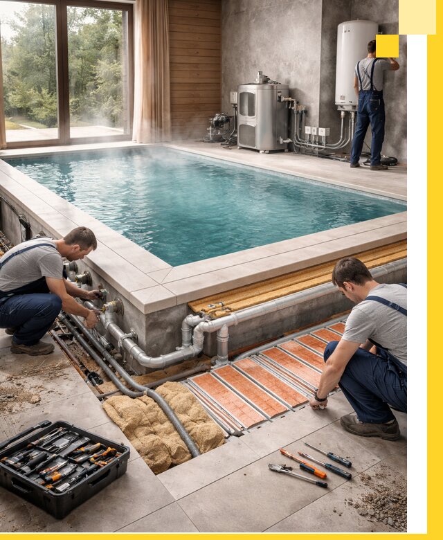 Проектирование и строительство тёплых бассейнов в Ангарске