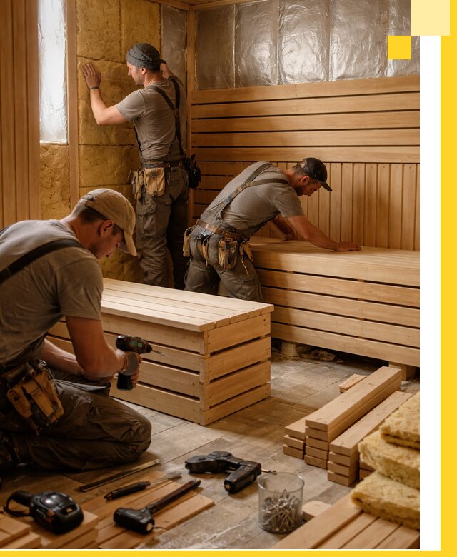 Профессиональное строительство саун под ключ в Ангарске