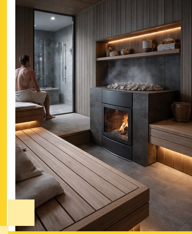 Проект сауны в частном доме в Ангарске от 35959 р. | ЭриданНгр
