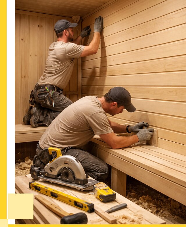 Обшивка саун вагонкой в Ангарске от 2569 р. | ЭриданНгр