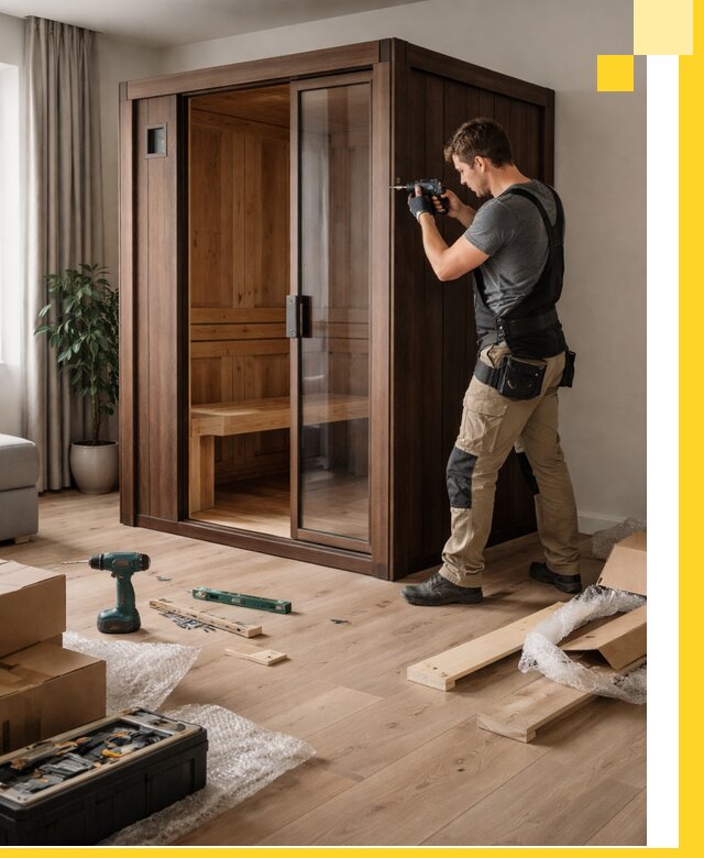 Установка и производство мини саун под ключ в Ангарске