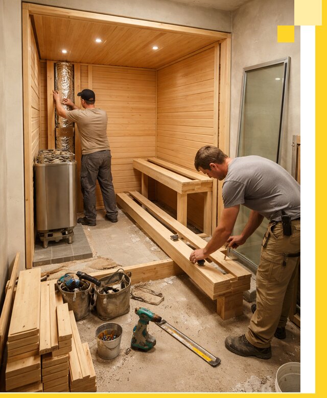 Проектирование и установка домашних саун под ключ в Ангарске