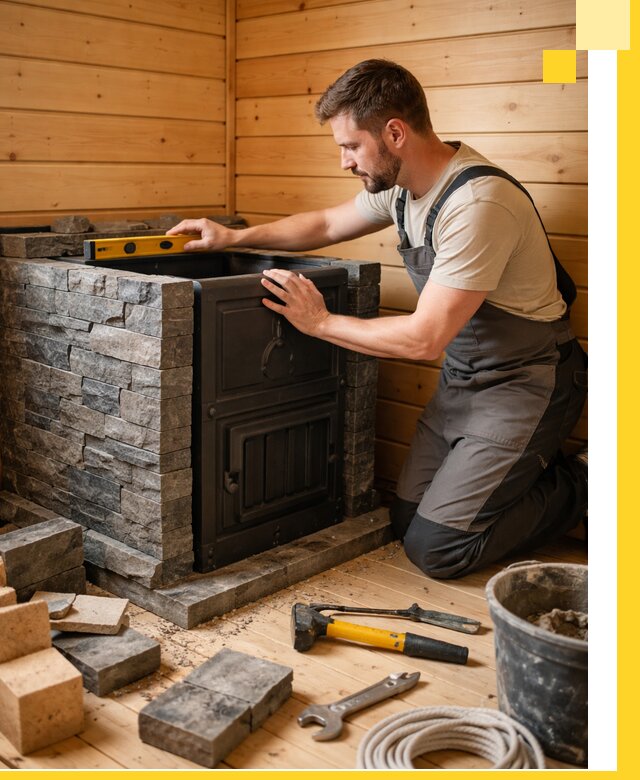 Производство и установка печей для саун под ключ в Ангарске