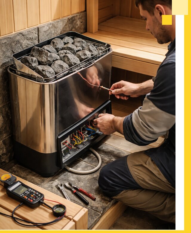 Продажа и установка электрокаменок для саун в Ангарске