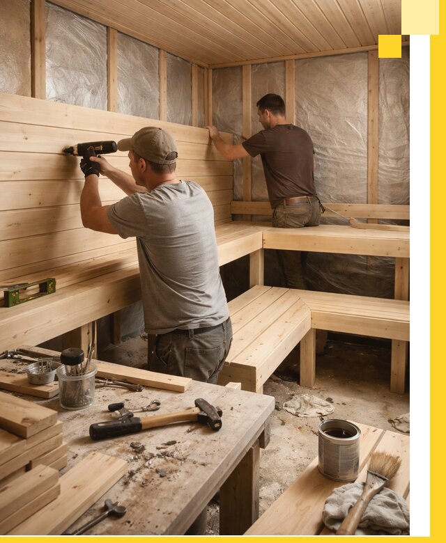 Профессиональная отделка бань и саун под ключ в Ангарске